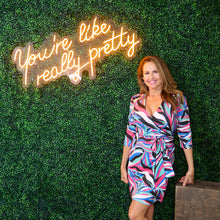 Load image into Gallery viewer, Tracy Negoshian Guiliana Tie Dress