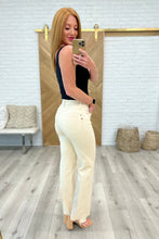 Load image into Gallery viewer, Alice High Rise Over Dyed 90&#39;s Straight Jeans in Light Khaki