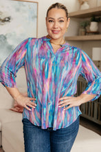 Load image into Gallery viewer, Little Lovely Blouse in Blue Multi