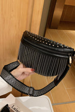 Load image into Gallery viewer, Studded Sling Bag with Fringes