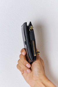 Texture PU Leather Mini Wallet