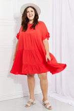 Load image into Gallery viewer, Tulip Fields Tiered Midi Dress