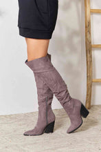 Load image into Gallery viewer, Block Heel Knee High Boots