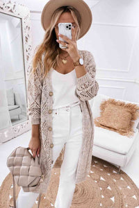 Ellie V-Neck Long Sleeve Cardigan