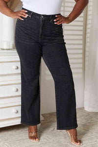Straight Leg Jeans with Pockets