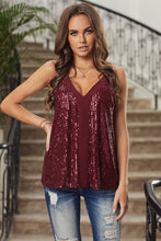Load image into Gallery viewer, Sequin Racerback Tank