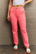 Load image into Gallery viewer, Kenya High Waist Side Twill Straight Jeans