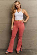 Load image into Gallery viewer, RISEN Baile High Waist Side Slit Flare Jeans