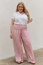 Load image into Gallery viewer, Wide Leg Striped Palazzo Pants