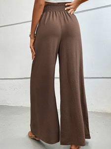 Ava Wide Waistband Relax Fit Long Pants