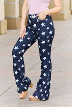 Load image into Gallery viewer, Janelle Full Size High Waist Star Print Flare Jeans