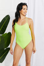 Load image into Gallery viewer, High Tide One-Piece in Lemon-Lime