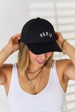 Load image into Gallery viewer, PARIS Embroidered Baseball Cap