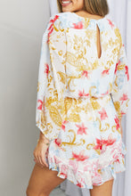 Load image into Gallery viewer, Floral Ruffled V-Neck Romper