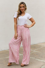 Load image into Gallery viewer, Wide Leg Striped Palazzo Pants