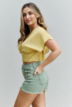 Load image into Gallery viewer, Out For Brunch Flowy Sleeve Open Back Crop Top