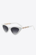 Load image into Gallery viewer, Chain Detail Cat-Eye Sunglasses
