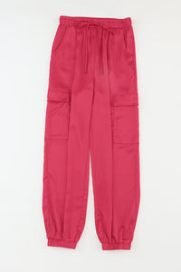 Selena Long Tie Waist Pocketed Pants