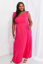 Load image into Gallery viewer, Santa Monica Flutter Sleeve Maxi Dress