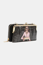 Load image into Gallery viewer, Nicole Lee  Signature Kiss Lock Crossbody Wallet