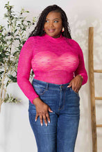 Load image into Gallery viewer, We were pink on Wednesdays Round Neck Long Sleeve Bodysuit