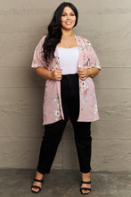Load image into Gallery viewer, aylor Aurora Rose Floral Kimono