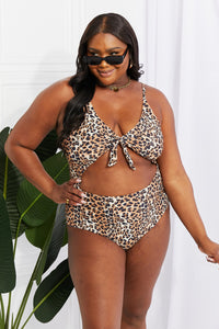 Swim Lost At Sea Cutout One-Piece Swimsuit