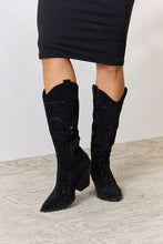 Load image into Gallery viewer, Go Girl Rhinestone Knee High Cowboy Boots