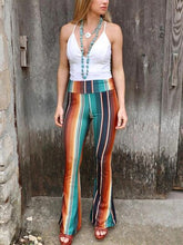 Load image into Gallery viewer, Gypsy High Waist Striped Bootcut Pants