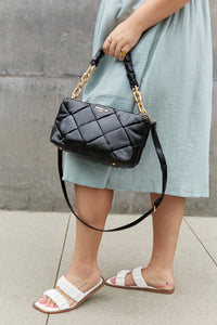 Cassette Woven Satchel Crossbody Bag