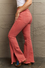 Load image into Gallery viewer, RISEN Baile High Waist Side Slit Flare Jeans