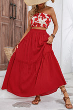 Load image into Gallery viewer, Hola Floral Tube Top and Maxi Skirt Set