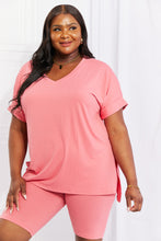Load image into Gallery viewer, Quiet Moments Brushed Lounge Set in Coral
