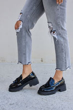 Load image into Gallery viewer, Forever Link Tassel Detail Mid Heel Chunky Loafers