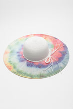 Load image into Gallery viewer, Tie-Dye Bow Detail Sunhat