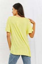 Load image into Gallery viewer, Ready To Go Lace Embroidered Top in Yellow Mousse