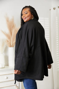 Front Cardigan with Scarf Design