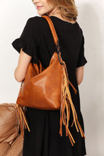 Load image into Gallery viewer, So good PU Leather Fringe Detail Shoulder Bag