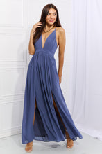 Load image into Gallery viewer, Captivating Muse Open Crossback Maxi Dress