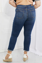 Load image into Gallery viewer, Crystal  High Waisted Cuffed Boyfriend Jeans