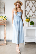 Load image into Gallery viewer, French Riviera Textured Woven Sleeveless Dress