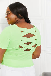Aloe You Very Much Full Size Short Sleeve Top