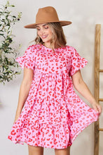 Load image into Gallery viewer, Short Flounce Sleeve Tiered Dress